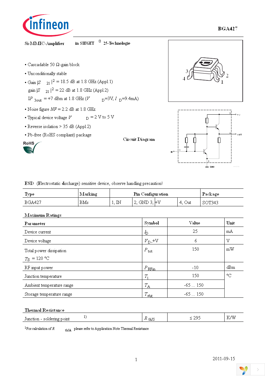 BGA 427 H6327 Page 1